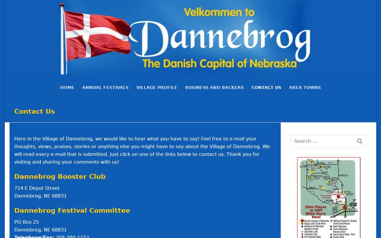 Dannebrog court docket routing distinguishes the Dannebrog village office from Howard County Court