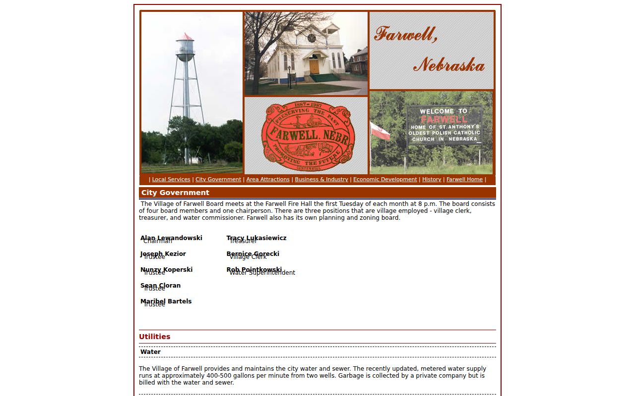 Farwell court docket routing distinguishes Farwell village government from Howard County Court