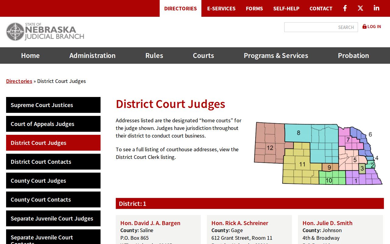 Howard County court docket District 8 judge official source