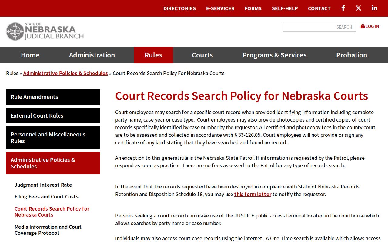Howard County court docket records search policy